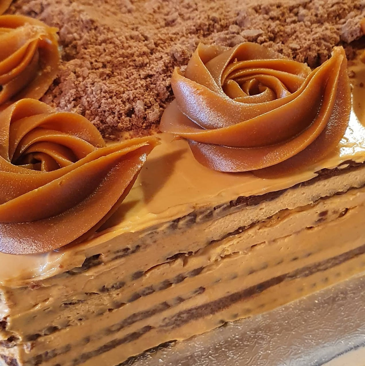 Chocotorta (Chocolate cookies cake) Large size.